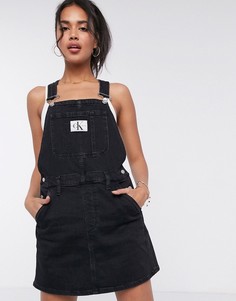 Черное платье-комбинезон Calvin Klein Jeans-Черный