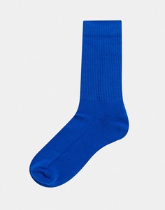 Синие спортивные носки ASOS DESIGN-Синий