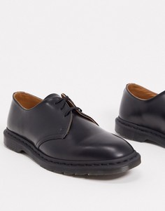 Черные ботинки с 3 парами люверсов Dr Martens archie ii-Черный