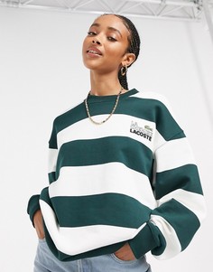 Свободный свитшот в полоску Lacoste-Мульти