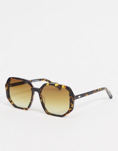 Солнцезащитные очки в крупной черепаховой оправе Spitfire-Коричневый