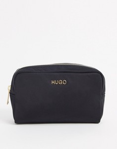 Черная сумка на молнии Hugo Boss-Черный