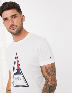 Футболка с треугольником Tommy Hilfiger-Белый