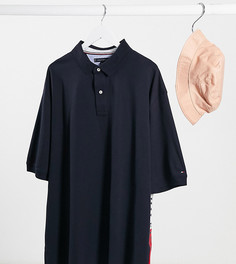 Футболка-поло классического кроя Tommy Hilfiger PLUS-Темно-синий
