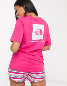 Розовая футболка The North Face-Розовый
