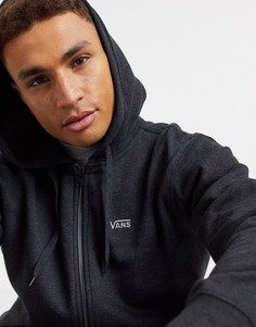 Черный худи на молнии Vans