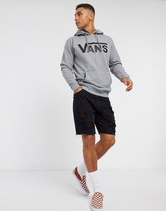 Худи серого цвета Vans Classic II-Серый
