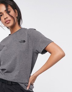 Серая футболка The North Face-Серый