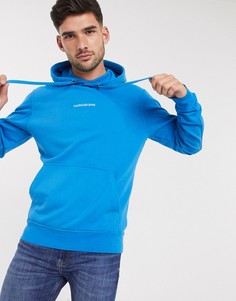 Худи с логотипом на груди Calvin Klein Jeans-Синий