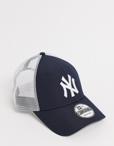 Темно-синяя кепка New Era-Темно-синий