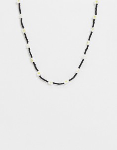 Ожерелье из бусин ASOS DESIGN-Мульти