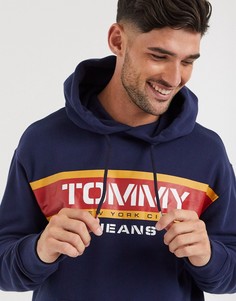 Толстовка с логотипом Tommy Jeans-Темно-синий