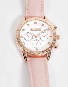 Розовые/розово-золотистые часы Missguided-Розовый
