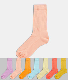 Набор из 7 пар носков ASOS DESIGN-Мульти