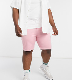 Светло-розовые джинсовые шорты скинни ASOS DESIGN Plus-Розовый