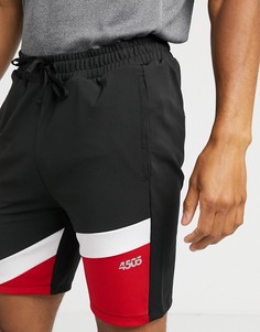 Спортивные шорты с контрастными вставками ASOS 4505-Мульти