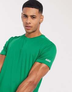 Зеленая футболка из быстросохнущей ткани ASOS 4505-Зеленый