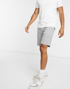 Серые трикотажные шорты Selected Homme-Серый