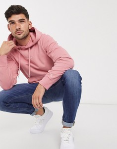 Худи с логотипом на груди Calvin Klein Jeans-Оранжевый