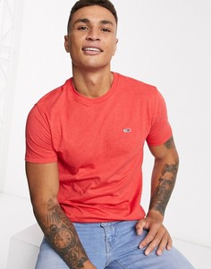 Меланжевая футболка Tommy Jeans-Красный