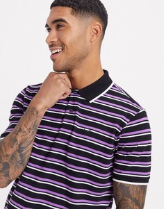Поло черного цвета с логотипом American Eagle-Черный