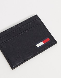 Кожаная визитница Tommy Jeans cool city-Черный