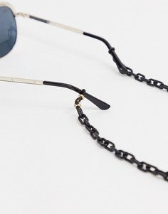 Черная цепочка для солнцезащитных очков ASOS DESIGN-Черный