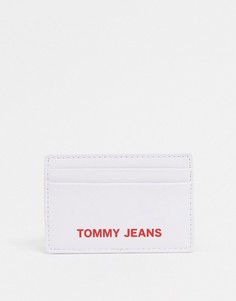 Черный кошелек для пластиковых карт Tommy Jeans-Белый