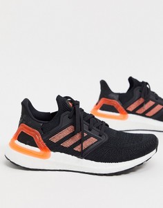 Черные кроссовки adidas Running Ultraboost 20-Черный