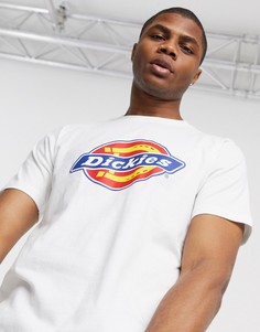 Белая футболка с принтом Dickies-Белый