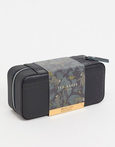 Черный дорожный футляр для часов Ted Baker