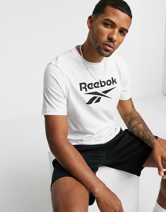 Белая футболка с логотипом Reebok Classics-Белый