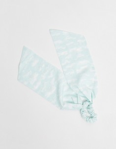Головной платок с принтом облаков ASOS DESIGN-Синий