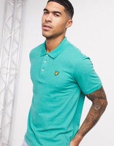 Зеленое поло с логотипом Lyle & Scott-Зеленый