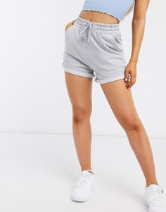 Серые шорты для бега с завязкой на поясе Missguided-Серый