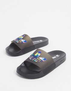 Шлепанцы adidas Originals Pride Adilette-Черный