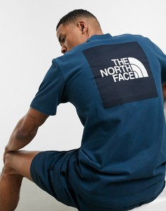 Синяя футболка с логотипом The North Face-Синий