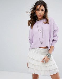 Джемпер Free People-Фиолетовый