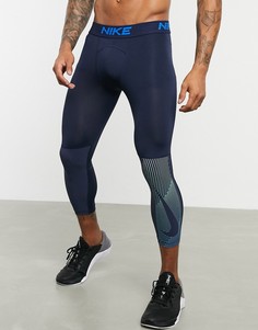Темно-синие леггинсы Nike Training-Темно-синий