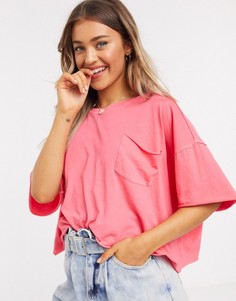 Футболка Free People-Розовый