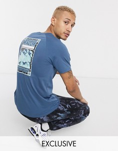 Синяя футболка The North Face Faces эксклюзивно на ASOS-Серый