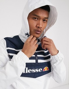 Белая куртка с короткой молнией ellesse-Белый