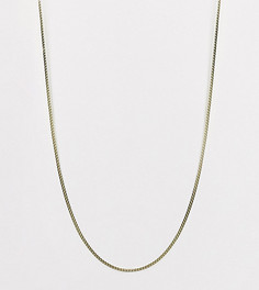 Серебряное позолоченное ожерелье-цепочка Kingsley Ryan-Золотой