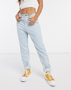 Светлые джинсы в винтажном стиле с завышенной талией Daisy Street-Синий