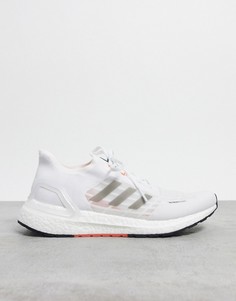 Белые кроссовки adidas Ultraboost-Белый