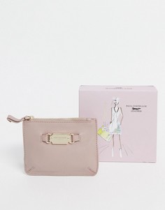 Серый кошелек для монет с золотистыми вставками Paul Costelloe-Розовый