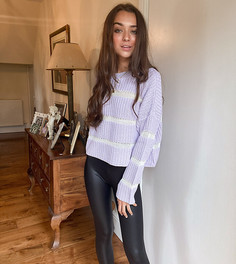 Черные леггинсы New Look Petite-Черный