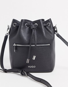 Черная сумка с затягивающимся шнурком Hugo Boss-Черный