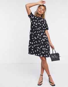 Черное свободное платье Vero Moda-Черный