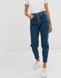 Темно-синие джинсы в винтажном стиле с ширинкой на пуговицах Levis-Синий Levis®